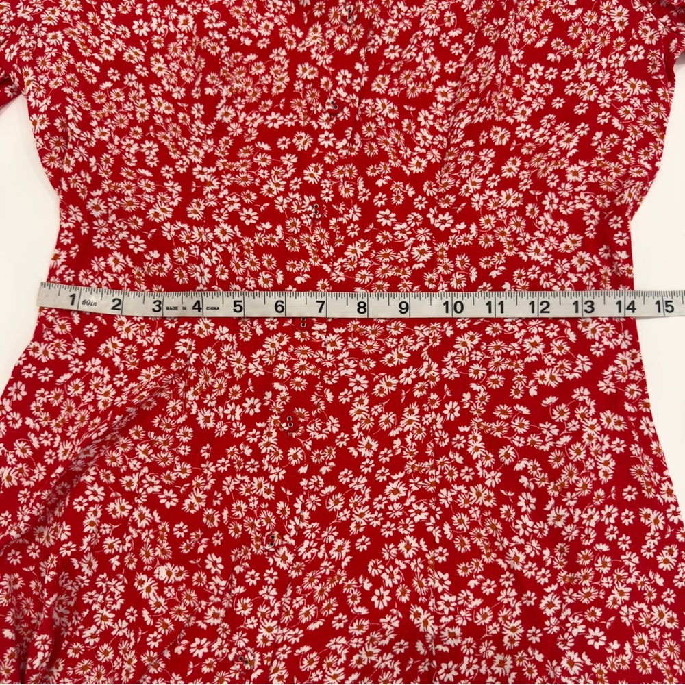 Madewell Flutter-Sleeve Mini Dress in Floral size 2 - Picture 10 of 11